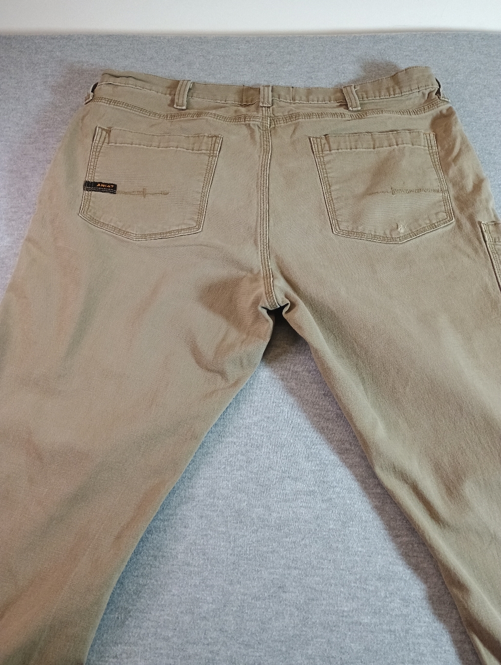 Ariat Mens Size 40 Khaki Carpenter Pants with Utility Pocket - Picture 10 of 10